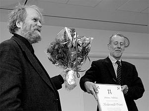 Johannes Møllehave modtog Modersmål-Prisen 2005
