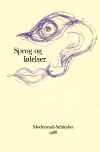 Forsiden på Sproget og følelserne (Årbog 1988)