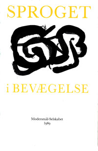 Forsiden på Sproget i bevægelse (Årbog 1989)