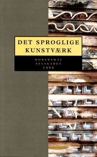 Forsiden på Det sproglige kunstværk (Årbog 1998)