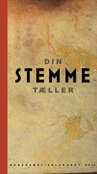 Forside på Din stemme tæller, årbogen fra 2014