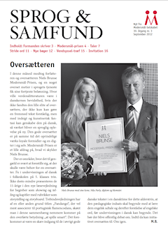 Sprog & Samfund 2012 nr. 3 Sprog & Samfund 2012 nr. 3