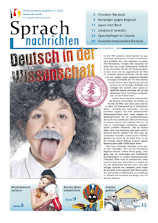VDS's medlemsblad Sprachnachrichen VDS's medlemsblad Sprachnachrichen